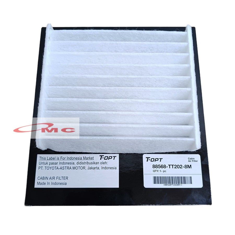 Filter Saringan AC Cleaner Cabin Air Filter Udara Avanza Xenia Rush Terios Orisinil T-OPT 88568-TT202-8M