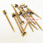 Skrup Sekrup Roofing Kuning 12X50 Turbofix Baut Roofing Baja Ringan Baut Rofing Screw Rufing Ruping Paku Besi Holo Hollow Drat Kasar 5cm Pcs Satuan