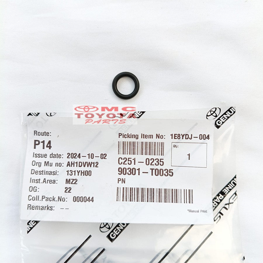 Seal O ring Oring Fuel Pump Oring Pompa Bensin Innova Yaris New Vios Corolla New Altis New Camry Ori Original Toyota 90301-T0035