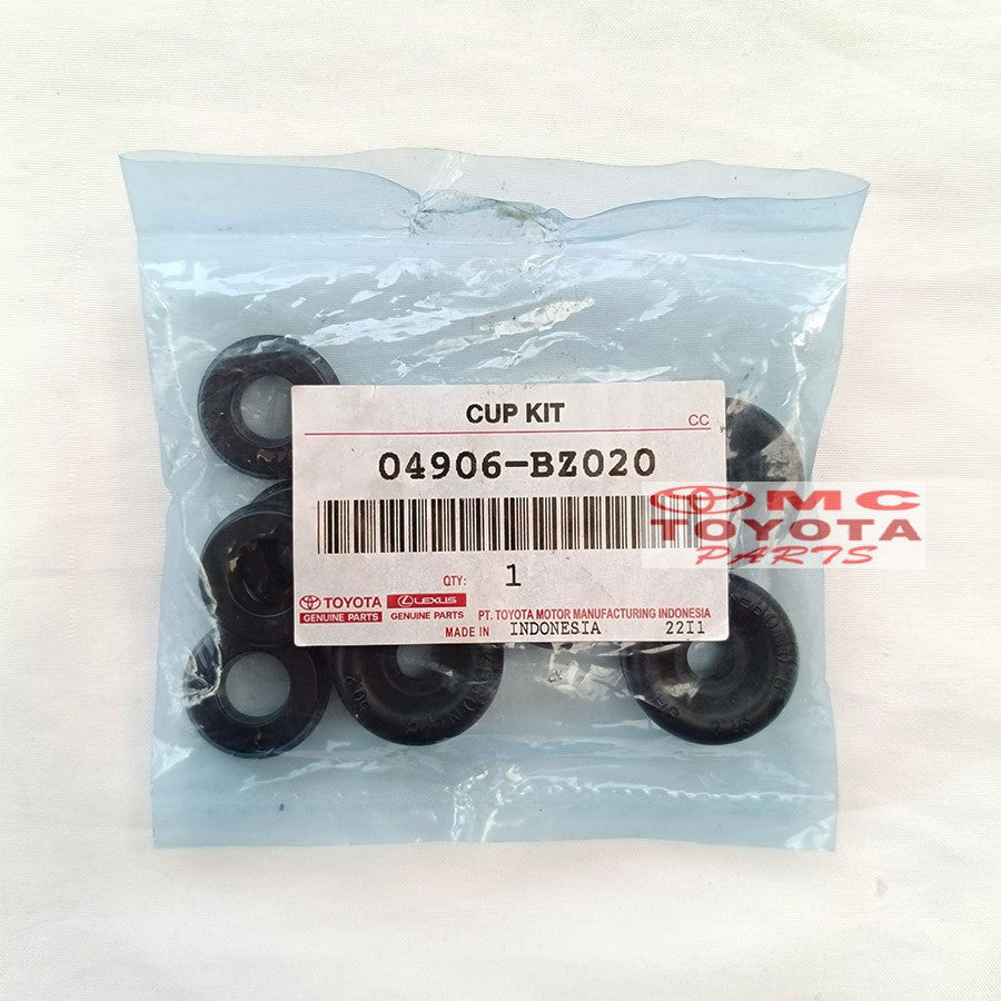 Cup Kit Karet Rem Belakang Set Cap Kap Kit Karet Sentral Master Rem Karet Boot Debu Tutup Abu Avanza Xenia Veloz Rush Terios Original Toyota 04906-BZ020