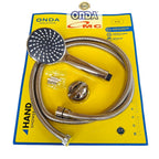 ONDA Hand Shower Mandi Hose Selang Lentur Flexible Shower Set Termasuk Selang & Dudukan Bracket Chrome Komplit Shower Onda SO TUL 1/2 Inch SO-TUL-1P2