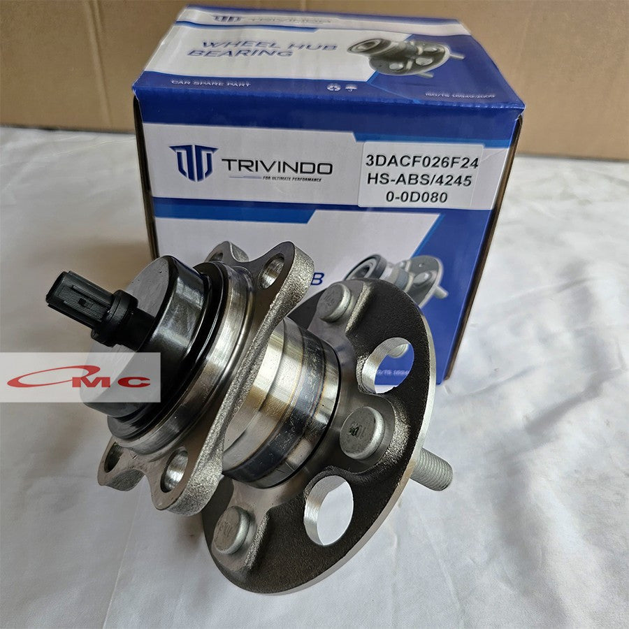 Laher Bearing Roda Belakang Toyota Calya Sigra Vios New Gen 2 Yaris Bakpao ABS TRIVINDO 3DACF026F24HS-ABS Bering Lahar Laher Roda Belakang