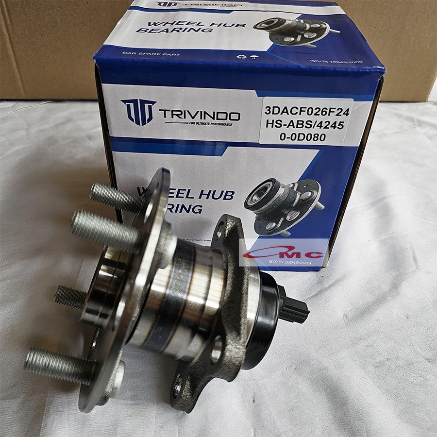 Laher Bearing Roda Belakang Toyota Calya Sigra Vios New Gen 2 Yaris Bakpao ABS TRIVINDO 3DACF026F24HS-ABS Bering Lahar Laher Roda Belakang