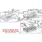 Cover Tutup Mesin Atas Cover Engine Tutup Mesin Original Toyota Corolla Altis 16VALVE 16 VALVE 11212-22090 Cover Tutup Klep Cover Mesin Engine Tutup Kap Atas Cover Cylinder Head