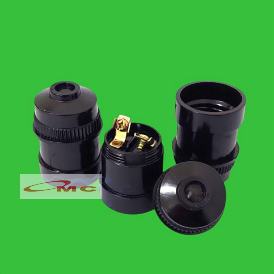 Broco Fitting Lampu Gantung Hitam 216L Fiting Lampu E27 Fitting Gantung Broco Fiting Bohlam Lamp Fiting Gantung Satuan