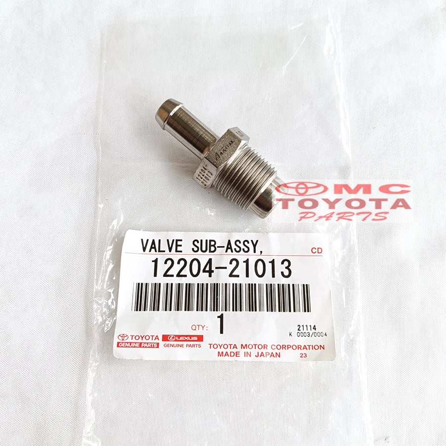 Valve Tutup Klep Valve PCV PVC Valve Angin Sensor Ventilation Ventilator All New Vios Yaris Sienta Corolla Altis Prius C Original Toyota 12204-21013