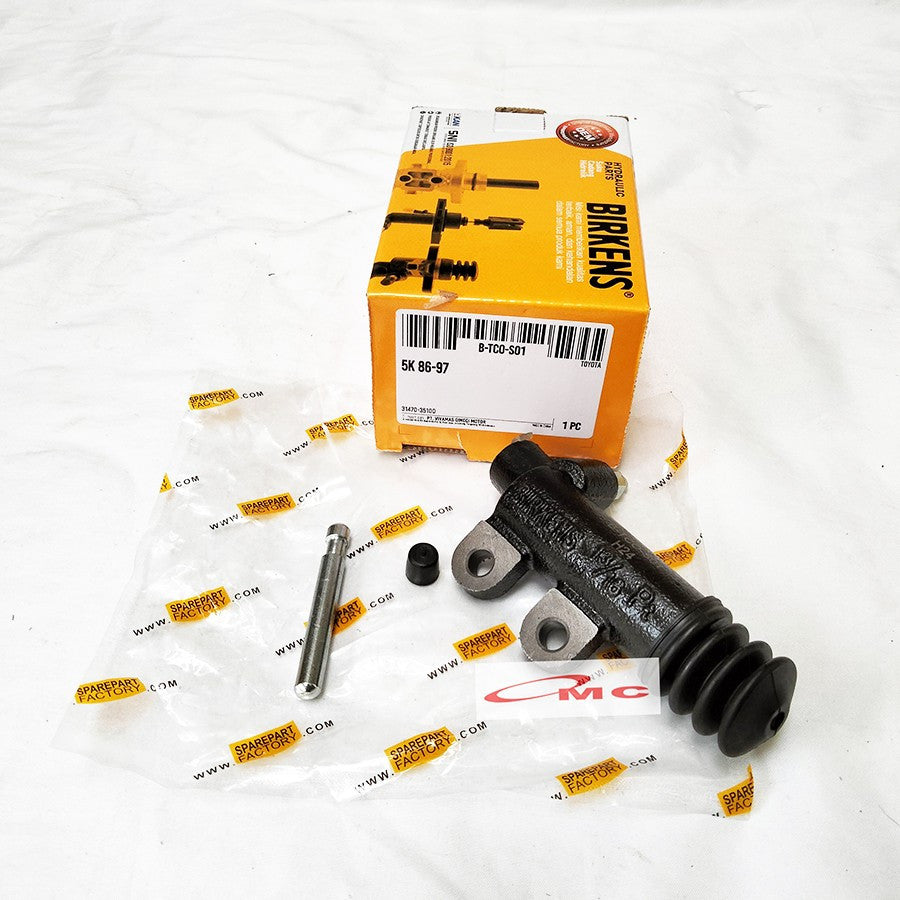 Master Kopling Bawah Cylinder Slave Assy Toyota Kijang Super 5K 7K Asli Original Birkens B-TCO-S01