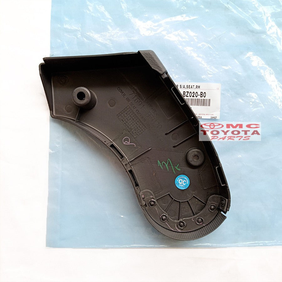 Cover Jok Tengah Bagian Dalam Kanan Kiri All New Avanza Xenia Rush Terios Original 79011-BZ020-B0 79012-BZ020-B0 Cover Seat Tutup Jok Tengah Bagian Dalam Hitam Black