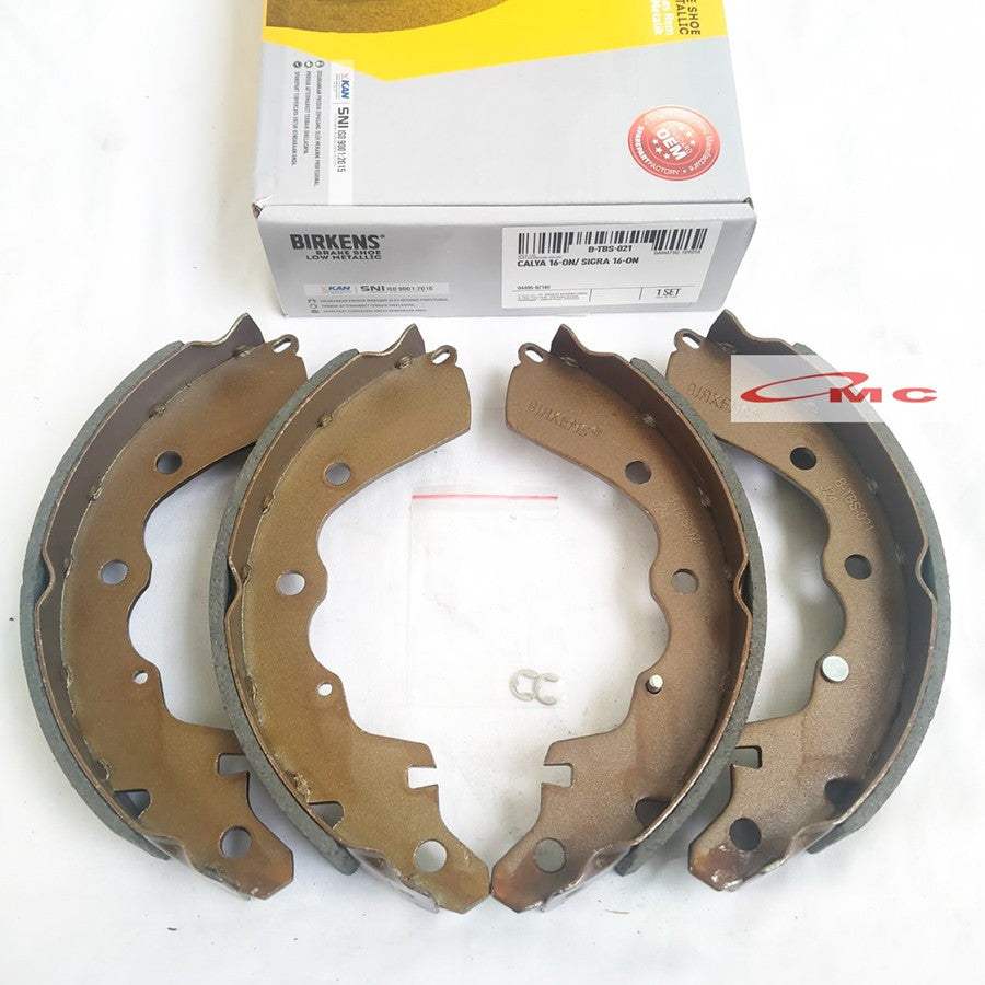 Brake Shoe Kampas Rem Belakang BIRKENS Calya Sigra Asli Birkens B-TBS-021