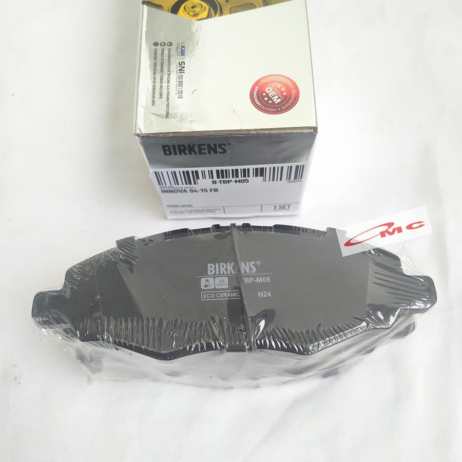 Brake Pad Kampas Rem Depan BIRKENS Kijang Innova Asli Birkens 04465-0K100 B-TBP-M05