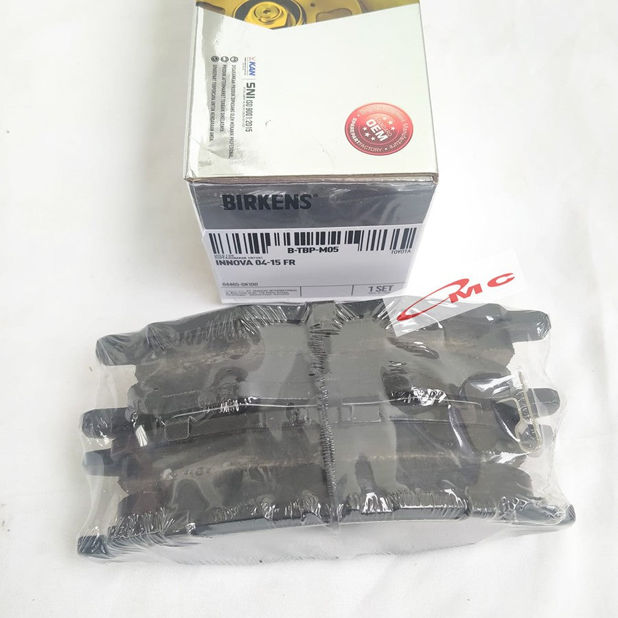 Brake Pad Kampas Rem Depan BIRKENS Kijang Innova Asli Birkens 04465-0K100 B-TBP-M05