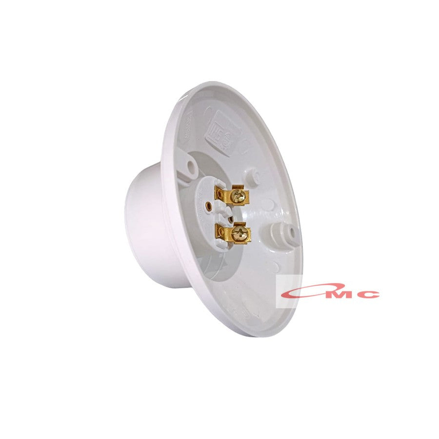 Broco Fitting Lampu Plafon Bulat 1212 E27 Ceiling Lamp Holder Fitting Plafon Fiting Lampu Bulat Satuan FLP-1212-BROCO