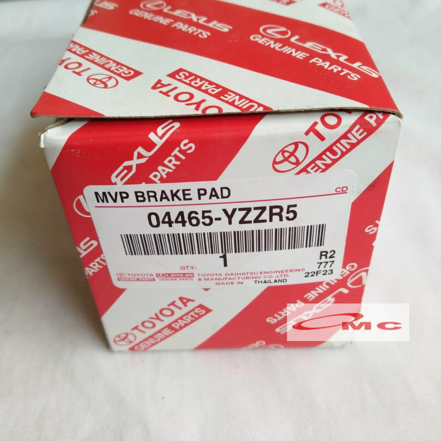 Brake Pad Kampas Rem Depan Hilux Fortuner 2012-2015 Orisinil 04465-YZZR5