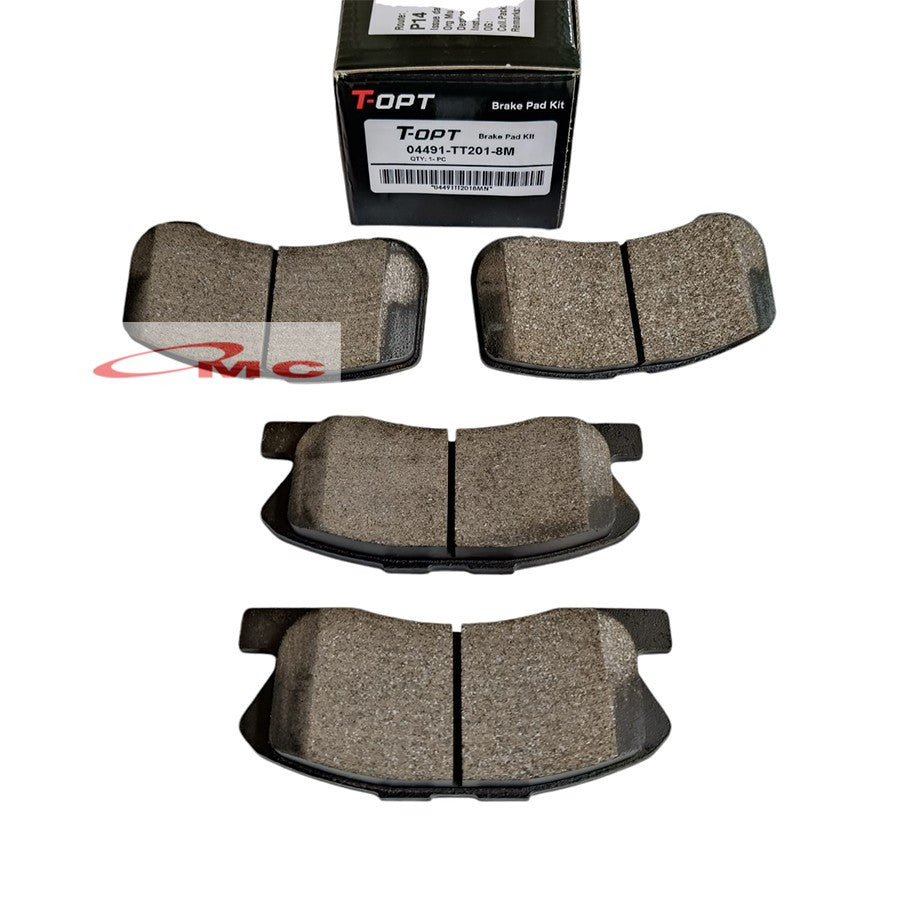 Brake Pad Kampas Rem Depan Agya Ayla Manual Matic Orisinil T-OPT 04491-TT201-8M