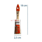 Kuas Cat Eterna 633 Bulu Tebal Gagang Kayu Kuas Cat Tembok 1" 1,5" 2" 2,5" 3" 4" In 1 2 3 4 Inch Kuas Eterna Kuas Kayu Kuas Tembok Koas Cat Dinding