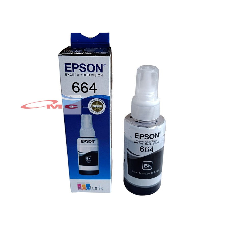 Tinta Printer Epson 664 6641 T6641 Original Tinta Epson L100 L110 L120 L121 L200 L210 L220 L300 L310 L350 L355 L360 L365 L380 L385 L405 L485 L550 L555 L565 L655 L1300 L1455