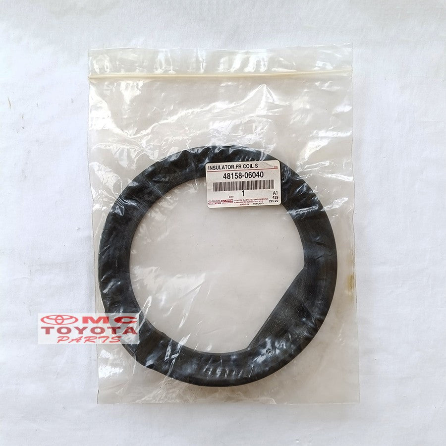 Karet Tatakan Per Shock Depan Camry Harrier Alphard Original Toyota 48158-06040 Karet Shockbreaker Depan Karet Tatakan Per Keong Depan