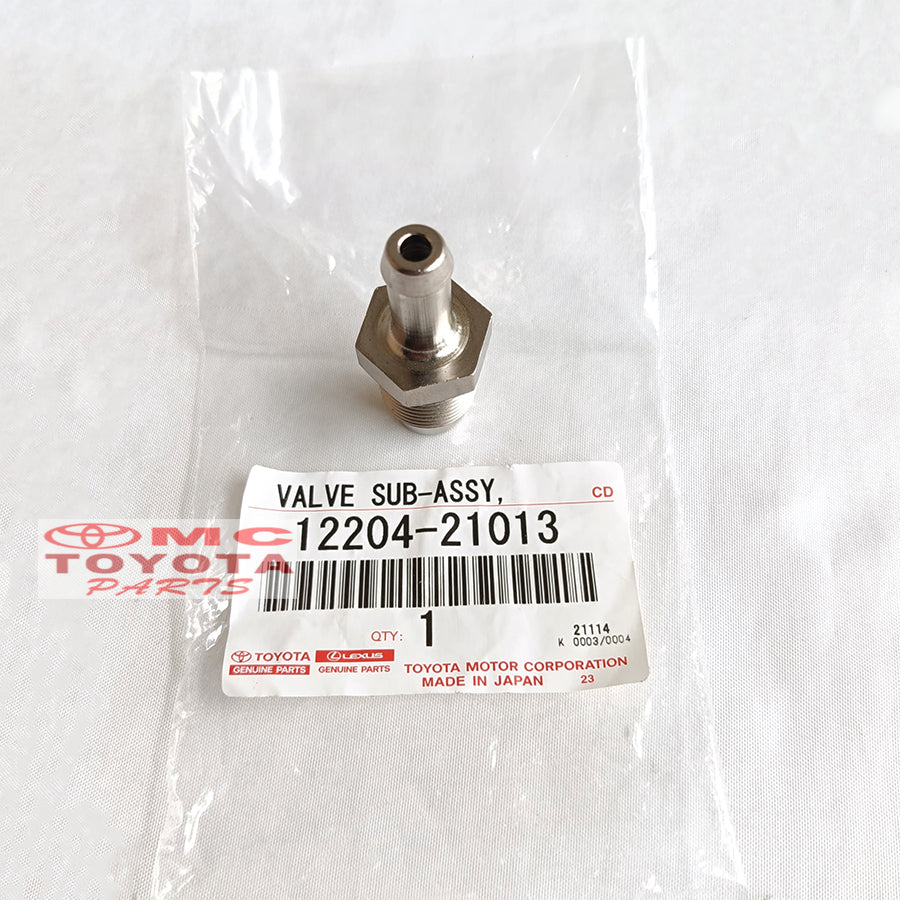 Valve Tutup Klep Valve PCV PVC Valve Angin Sensor Ventilation Ventilator All New Vios Yaris Sienta Corolla Altis Prius C Original Toyota 12204-21013