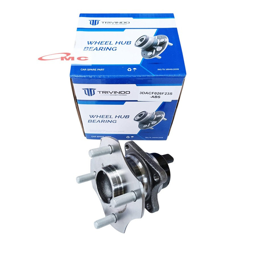 Laher Bearing Roda Belakang Vios Old 2002-2007 Sensor ABS Lahar Hub Bering Roda Laher Roda Trivindo 3DACF026F23S-ABS Vios Gen 1