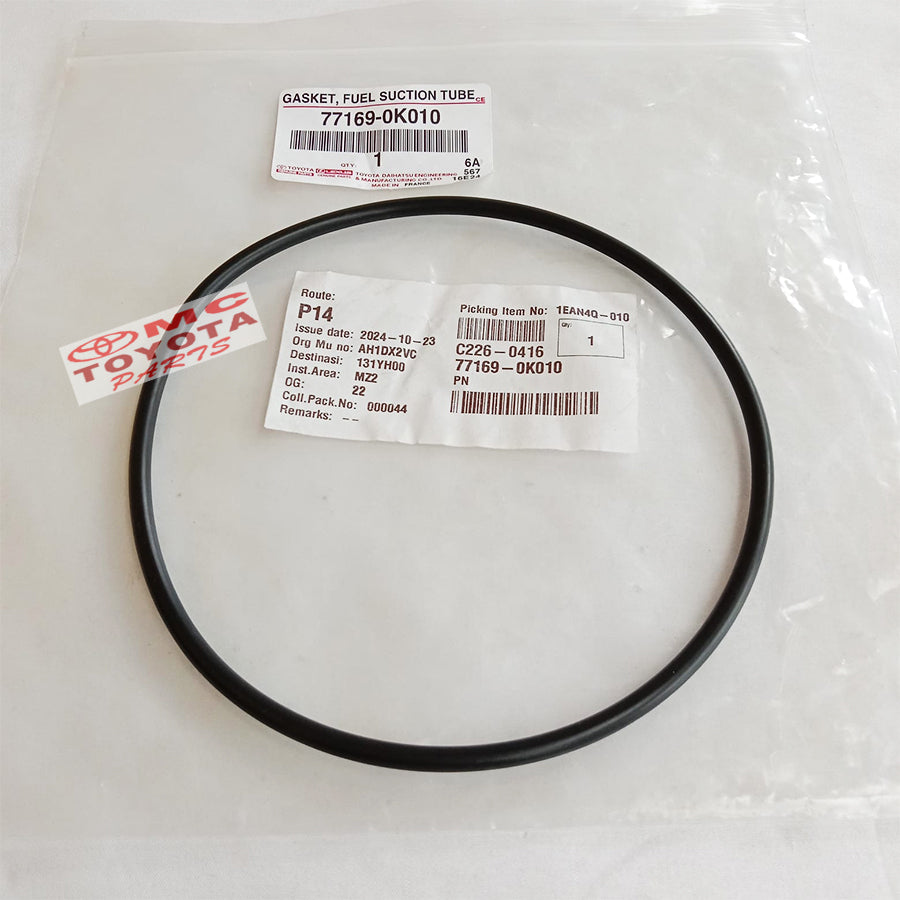 Karet Gaske Tutup Pengunci Rumah Pompa Bensin Fuel Pump Toyota Innova Fortuner Original 77169-0K010