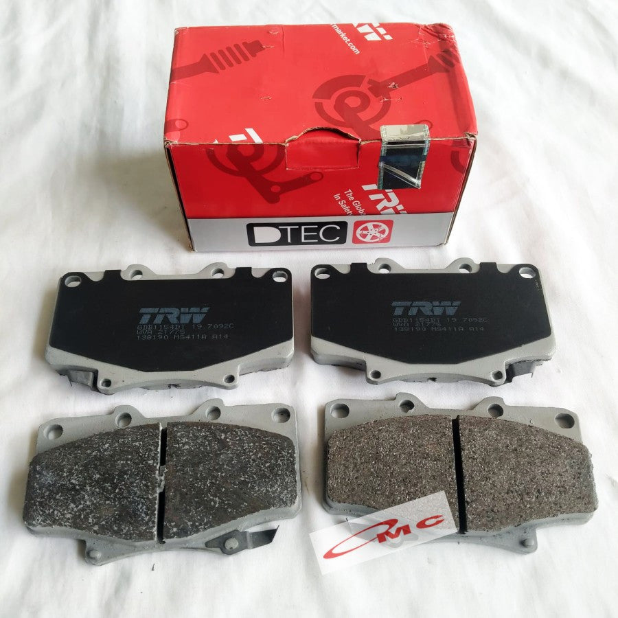 Kampas Rem Depan Brake Pad Fortuner Landscruiser Turbo Orisinil TRW GDB-1154