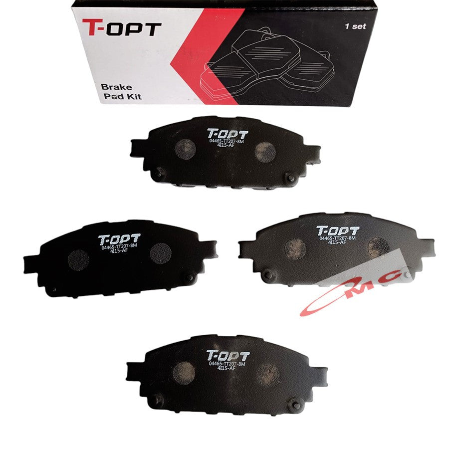 Brake Pad Kampas Rem Depan Innova Reborn Hilux Single Orisinil T-OPT 04465-TT207-8M