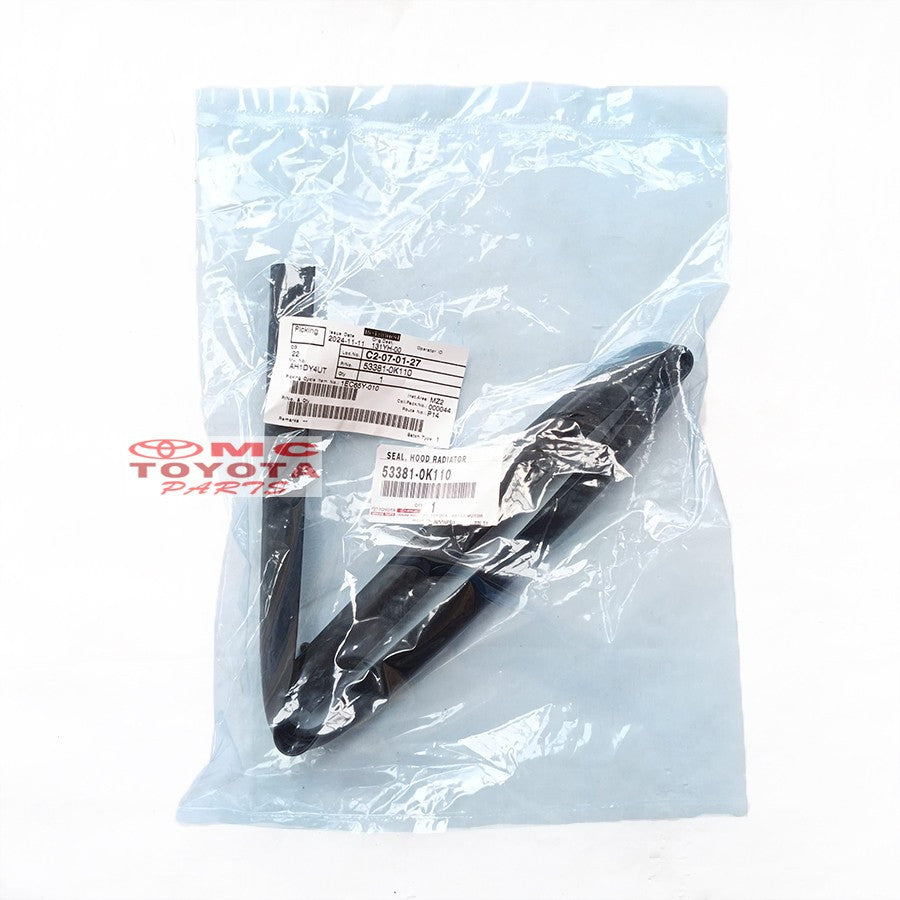 Karet Kap Mesin Motor Bagian Depan Toyota New Fortuner VRZ Original 53381-0K110 Seal Hood Radiator