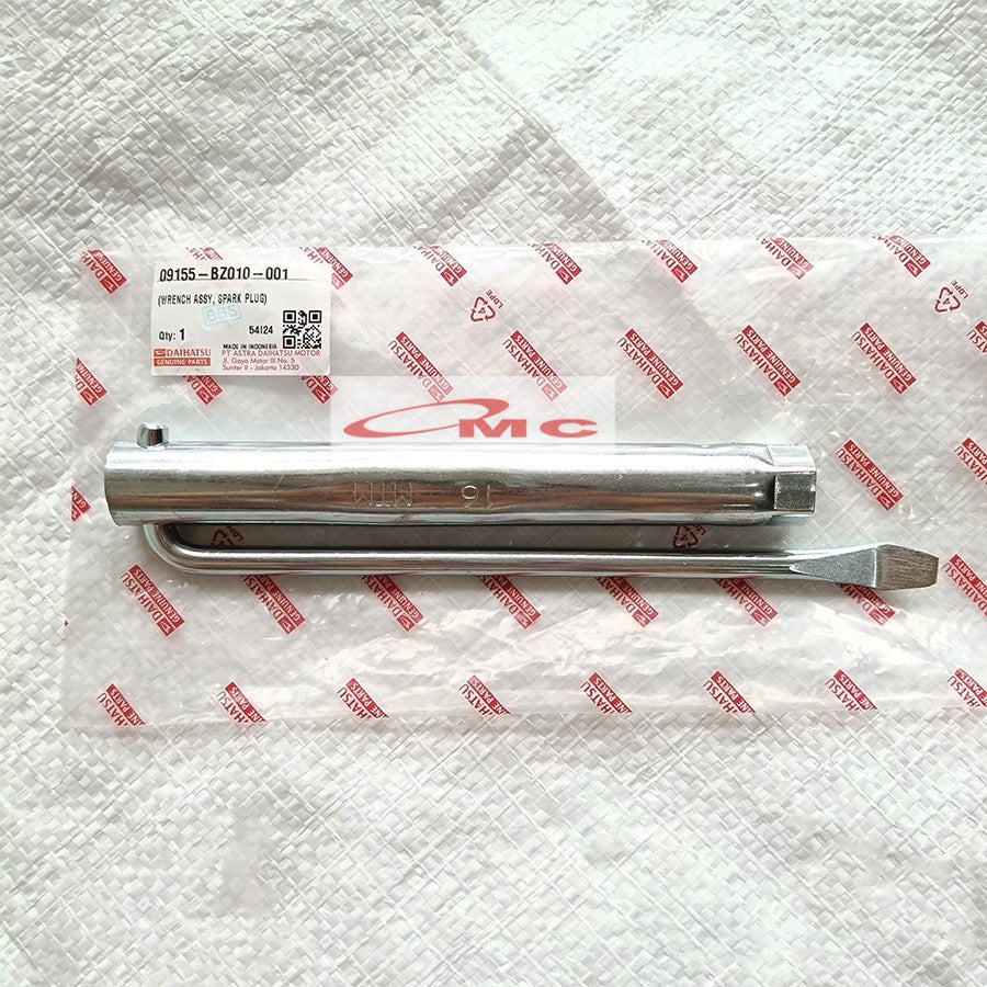Kunci Busi 16mm 16 mm Besi Original Avanza Xenia Rush Terios Innova Fortuner Hilux Brio Jazz CRV Freed Ertiga Gran Max Luxio APV ETC 09155-BZ010-001 Wrench Spark Plug