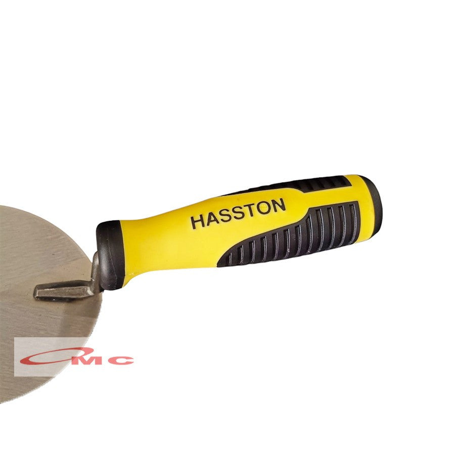 Hasston Sendok Semen Lancip 6" 7" 8" Gagang Karet Anti Slip Cetok Tembok Haston Catok Cetok Sekop Skop Tanah Plat Baja Alat Adukan Semen Pasir 6 7 8 Inch