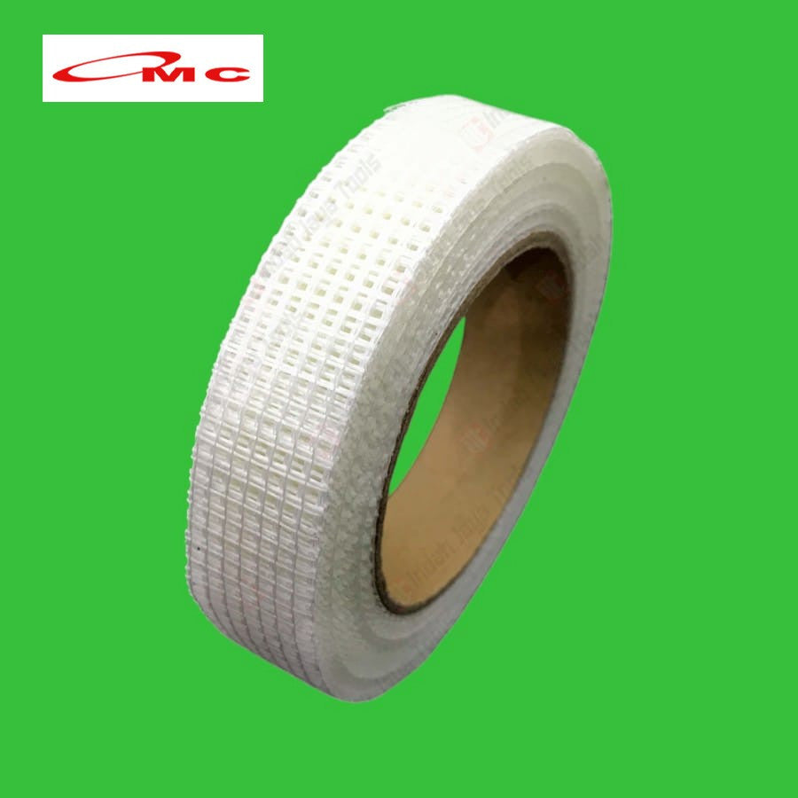 Kasa Lakban Lem Gypsum 1" Inch Lakban Gipsum Plafon 1 Inch Kain Kasa Gypsum Fiberglass Tape Lem Kasa Roll Isolasi Lakban Gypsum Plafon Kasa Kain Fiber