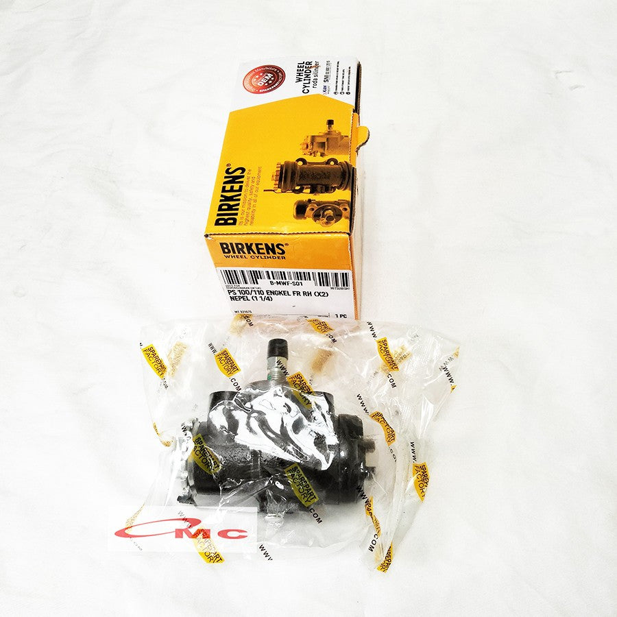 Master Rem Roda Wheel Cylinder Mitsubishi Mirage PS 100/110 Canter Engkel FR RH Depan Kanan Nepel Asli Original Birkens B-MWF-S01