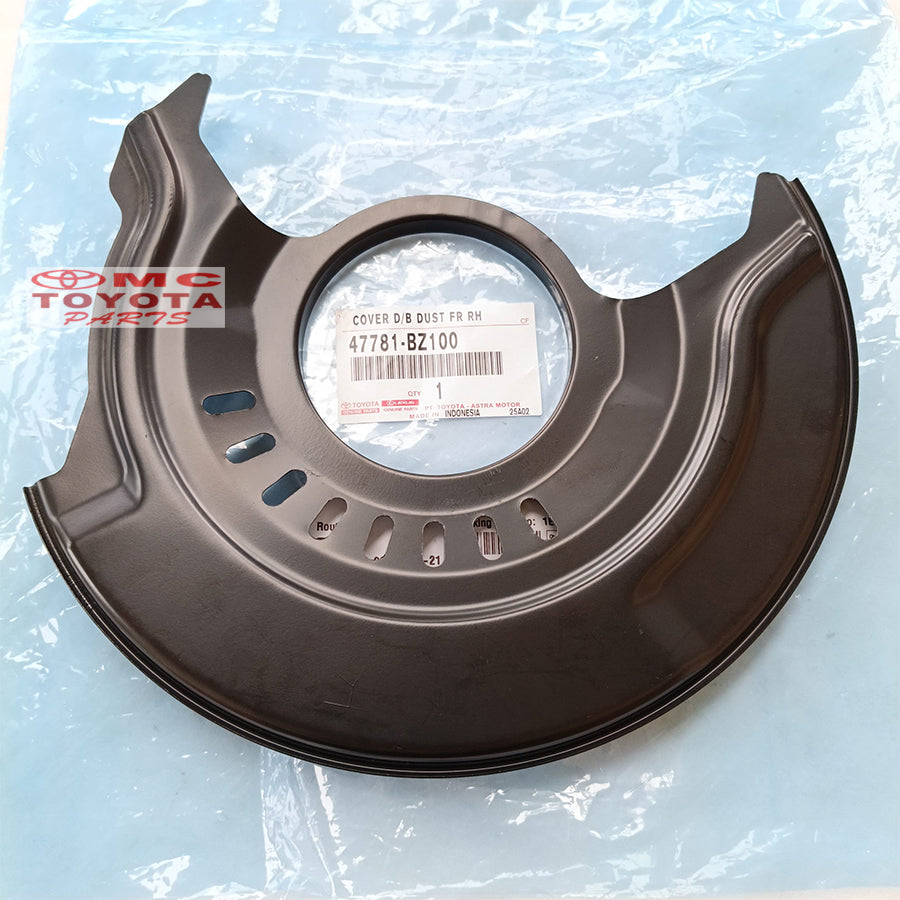 Cover Disc Brake Depan Kanan Kiri Agya Ayla Original Toyota 47781-BZ100 47782-BZ100 Cover Disk Brake Cover Plat Disc Brake Piringan Rem Roda Depan