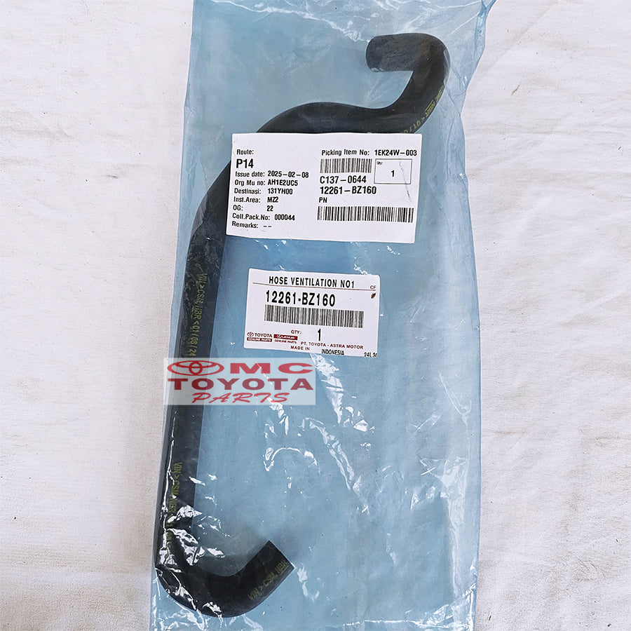 Selang Hose Ventilasi Grand New Avanza Xenia Rush Terios Original Toyota 12261-BZ160