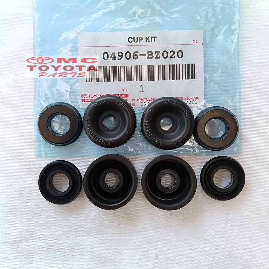 Cup Kit Karet Rem Belakang Set Cap Kap Kit Karet Sentral Master Rem Karet Boot Debu Tutup Abu Avanza Xenia Veloz Rush Terios Original Toyota 04906-BZ020