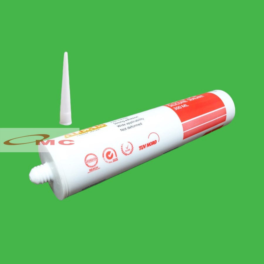 Silicone Sealant Lem Kaca Asam Alexis Acetoxy Silikon Sealent Silen 300 ML SA 888 Lem Sealant Aquarium Aluminium 300 G Gram SA-888 Satuan