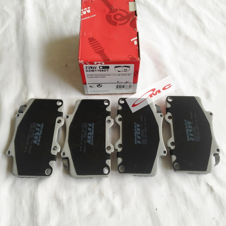Kampas Rem Depan Brake Pad Fortuner Landscruiser Turbo Orisinil TRW GDB-1154