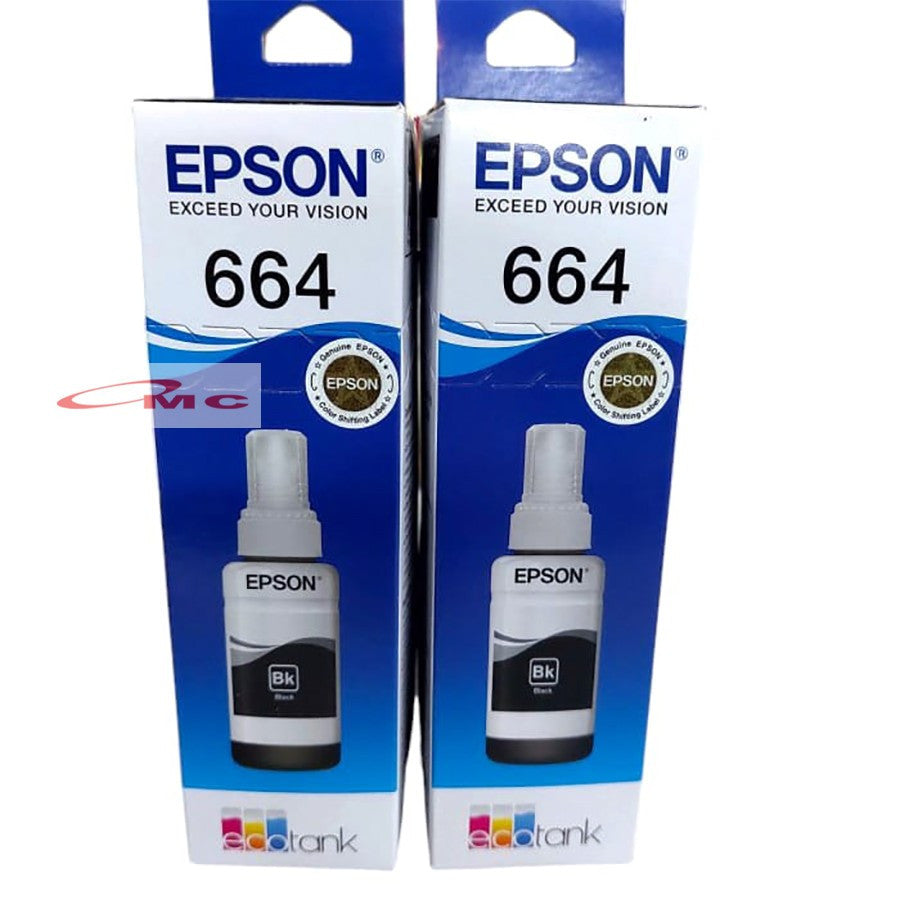 Tinta Printer Epson 664 6641 T6641 Original Tinta Epson L100 L110 L120 L121 L200 L210 L220 L300 L310 L350 L355 L360 L365 L380 L385 L405 L485 L550 L555 L565 L655 L1300 L1455