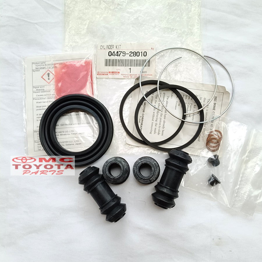 Kaliper Cylinder Kit Karet Rem Depan Kijang Super Grand 5K Kapsul 7K 1800cc Efi Original Toyota 04479-28010 Karet Silinder Seal Kaliper Kit Kaliper Rem Seal Kit Caliper Kit Master Rem Cakram Depan