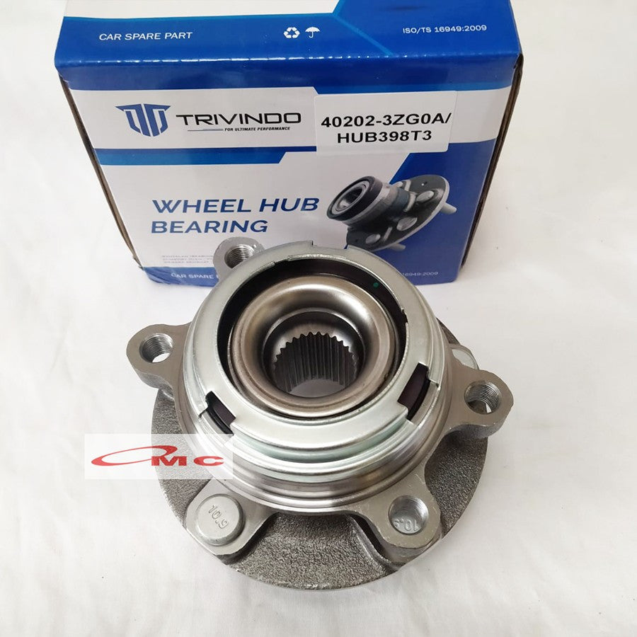 Bearing Laher Roda Depan TRIVINDO Nissan Teana J31 J32 Murano 40202-3ZG0A HUB398T3