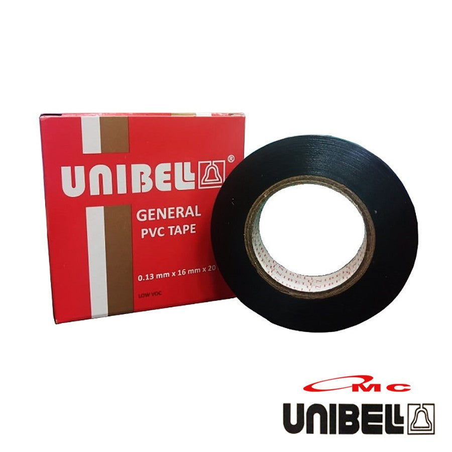 Unibell Isolasi Kabel Listrik Warna Hitam 20 Meter Isolasi Listrik Unibel Isolasi Unibel Solatip Kabel Isolasi Lakban Listrik Selotip Kabel Solasi Listrik Selotip Listrik Solasi Kabel Electrical Tape