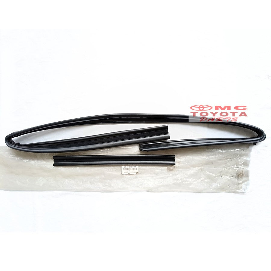Karet Channel Kaca Pintu Depan Kanan Original Toyota Vios Old 68141-0D040-TH Karet Chanel Canel Karet Kaca Depan Karet Run Channel List Kaca Pintu