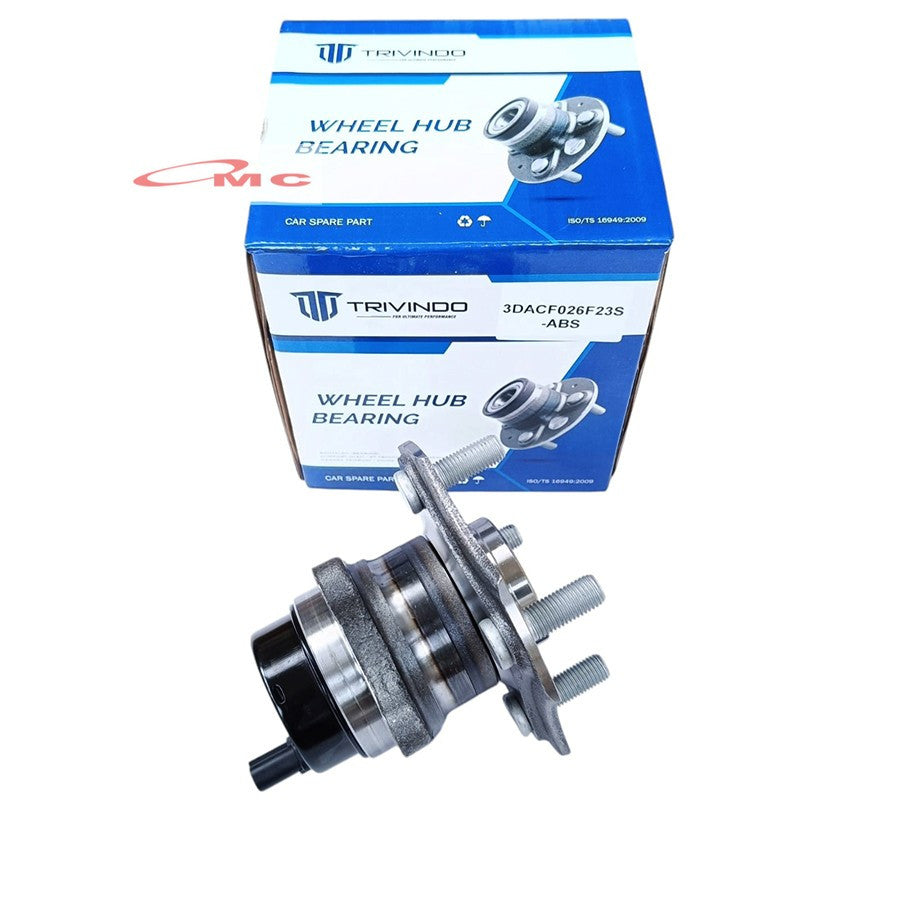Laher Bearing Roda Belakang Vios Old 2002-2007 Sensor ABS Lahar Hub Bering Roda Laher Roda Trivindo 3DACF026F23S-ABS Vios Gen 1