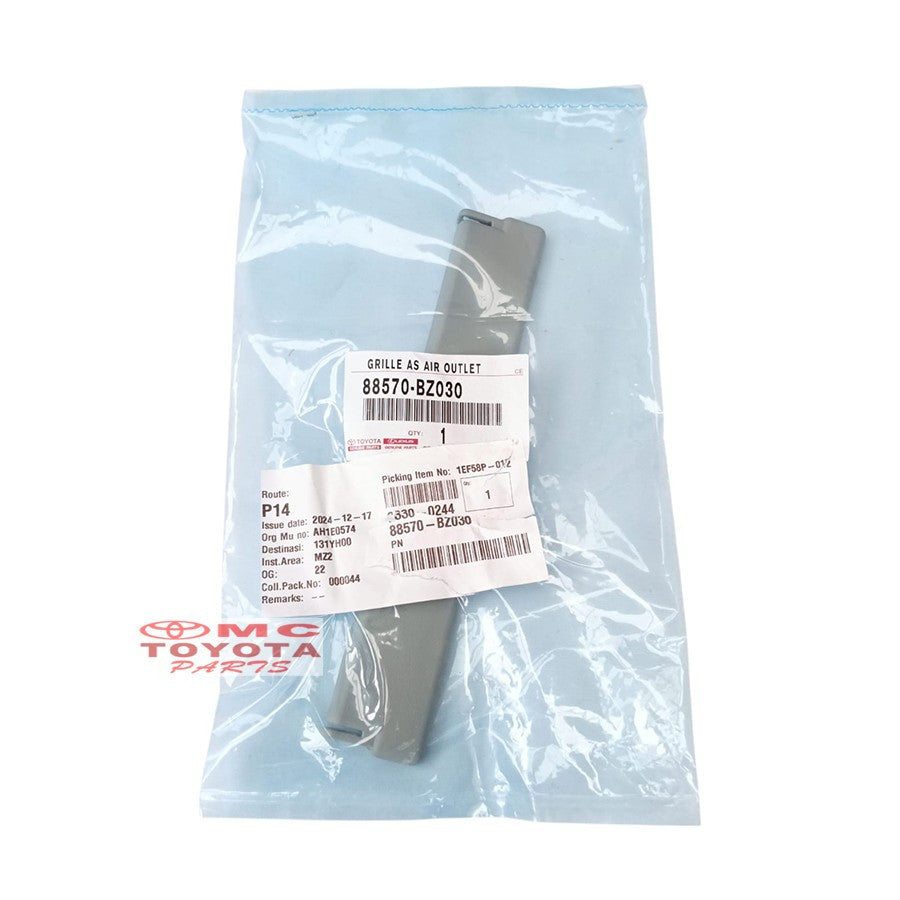 Tutup Kisi AC Double Blower Tengah Bagian Tengah Calya Sigra Original 88570-BZ030 Cover Tutup AC Belakang Kisi Tutupan AC Yang Besar Panjang