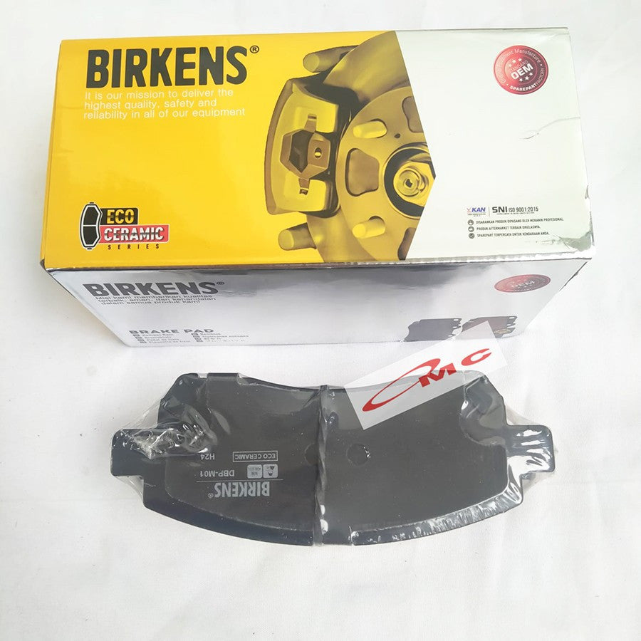 Brake Pad Kampas Rem Depan BIRKENS Avanza Xenia Veloz Rush Terios F700 Taruna F500 APV Asli Birkens B-DBP-M01