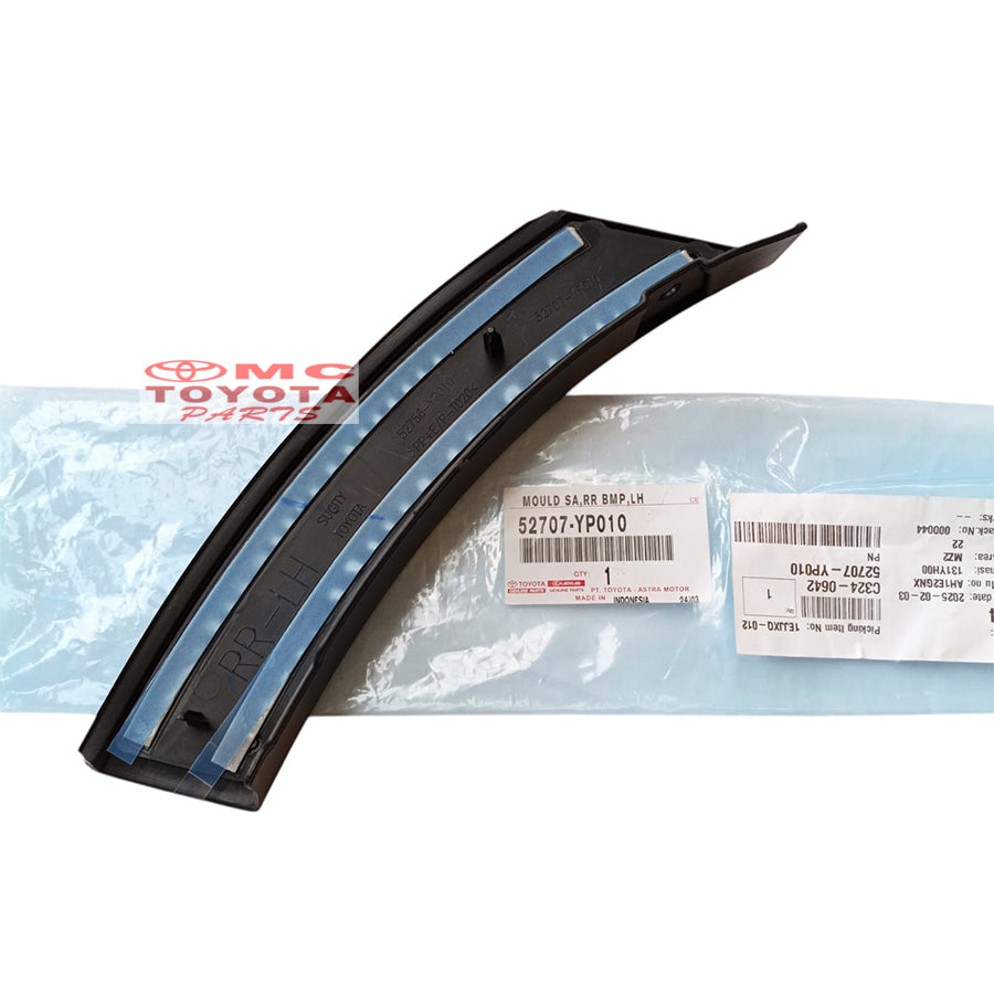 Molding Moulding Over Fender Bodykit Moulding Bemper Belakang Kanan Kiri Innova Reborn Venturer Original 52706-YP010 52707-YP010 Moulding Extension Bumper List Spoiler Fender Bodykit Over Vender Moulding Quarter Bodykit Body Kit Bumper Bemper Pendek