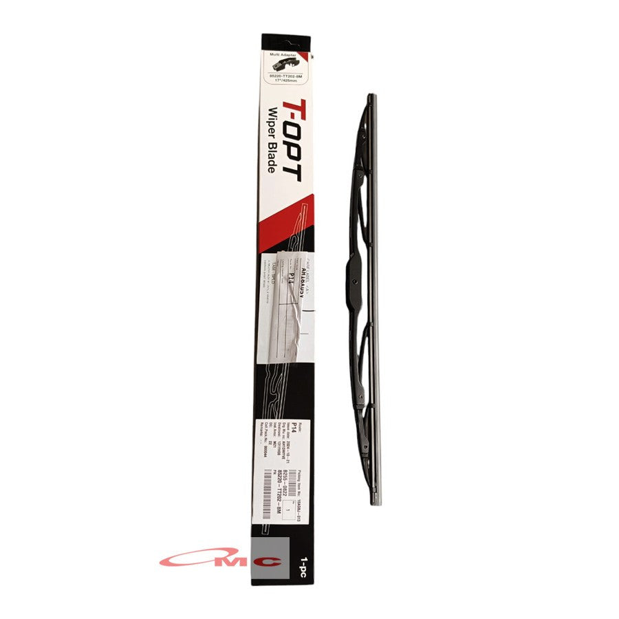 Wiper Blade Depan Wiper Mobil Universal 17" In 17 Inch Kijang Super Calya Orisinil T-OPT 85220-TT202-8M