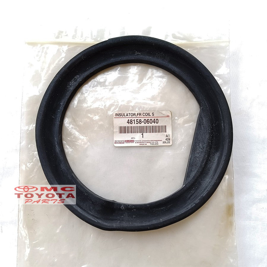 Karet Tatakan Per Shock Depan Camry Harrier Alphard Original Toyota 48158-06040 Karet Shockbreaker Depan Karet Tatakan Per Keong Depan