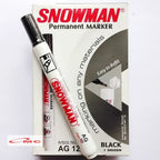 Spidol Permanen Snowman AG12 AG 12 AG-12 Spidol Snowman Permanent Spidol AG12 Permanen Spidol Permanent Marker Tinta Permanen AG-12 Spidol Papan Tulis