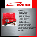 Carbon Brush CB-459 Makita Original Carbon Brush Makita CB 459 CB459 Batu Arang Spul Sepul Bostel Brostel Kul Areng Mesin Gerinda Makita GA4030 GA4034 Maktec MT90 MT91A