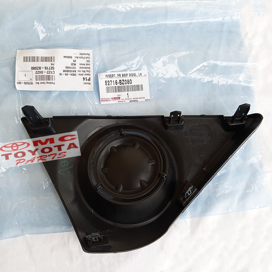 Garnish Cover Tutup Foglamp Kanan Kiri New Avanza Xenia 52715-BZ080 52716-BZ080 Original Toyota